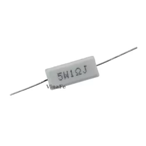 Điện Trở Sứ 1 Ohm 5W 5% 1R